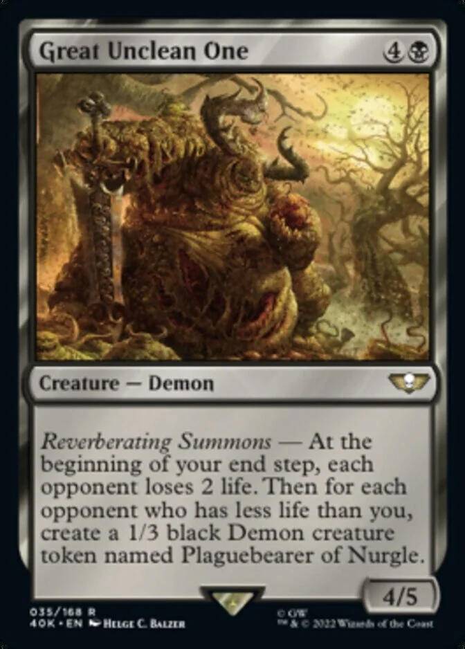 Great Unclean One <surge foil> [40K] (F)