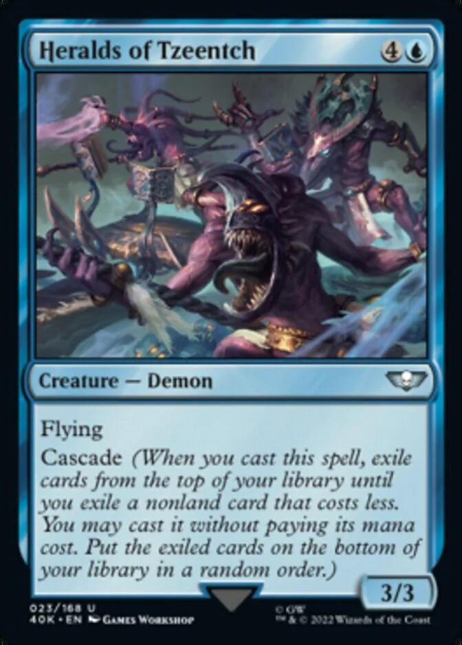 Heralds of Tzeentch <surge foil> [40K] (F)