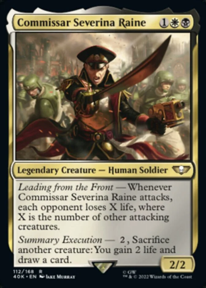 Commissar Severina Raine <surge foil> [40K] (F)