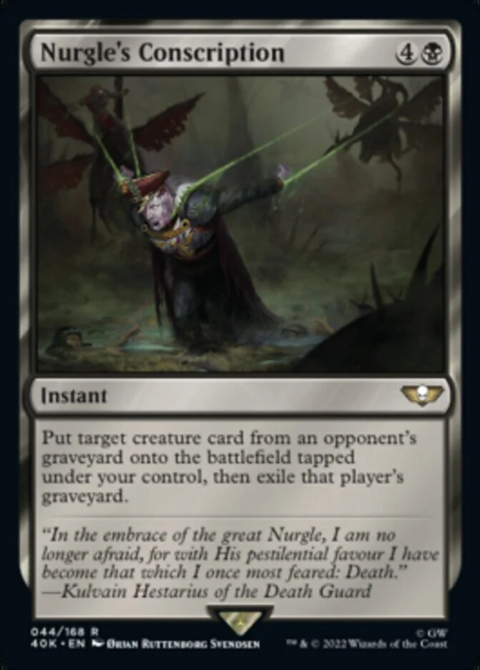 Nurgle's Conscription <surge foil> [40K] (F)