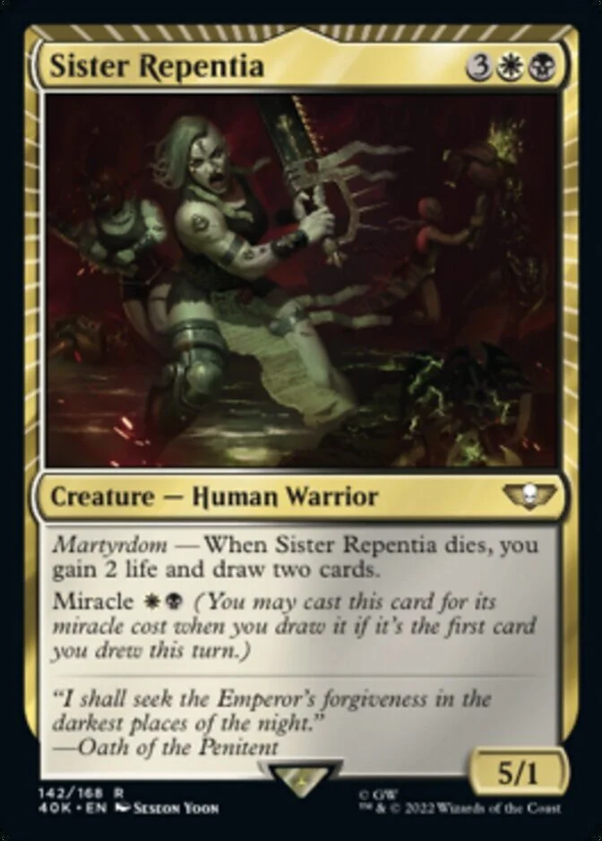 Sister Repentia <surge foil> [40K] (F)