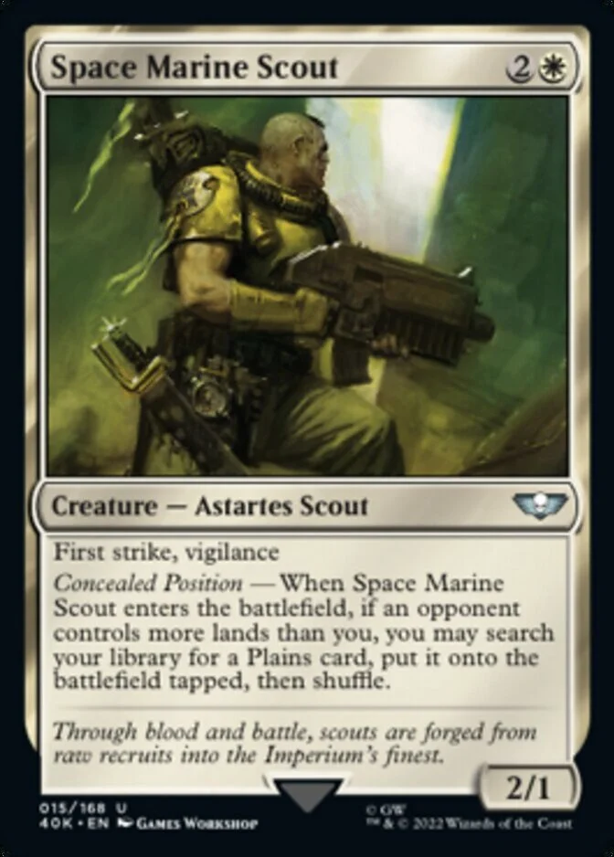 Space Marine Scout <surge foil> [40K] (F)