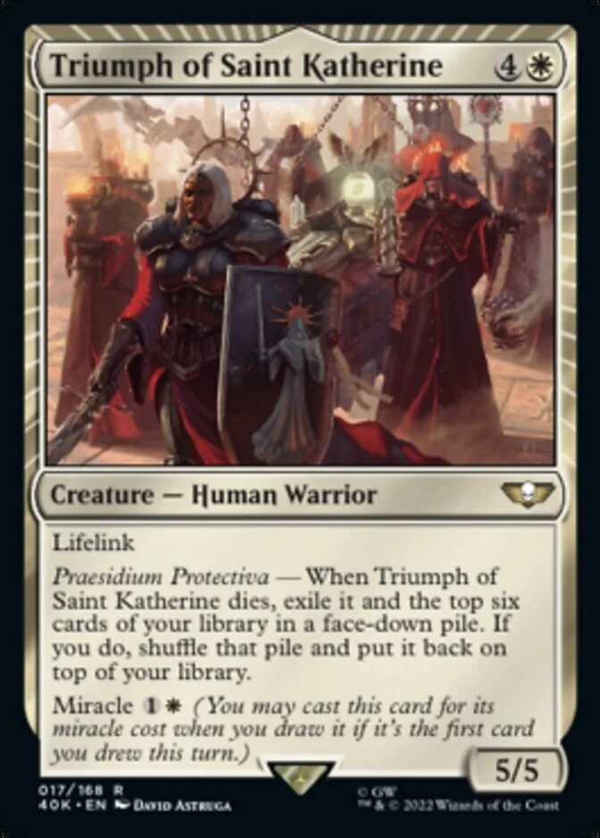 Triumph of Saint Katherine <surge foil> [40K] (F)