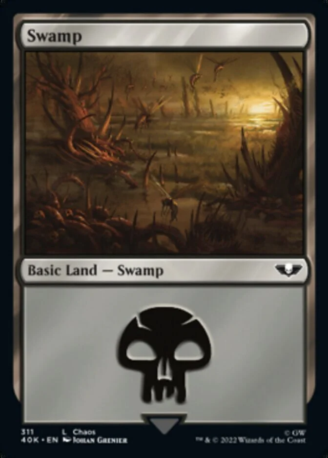 Swamp <surge foil - 311> [40K] (F)