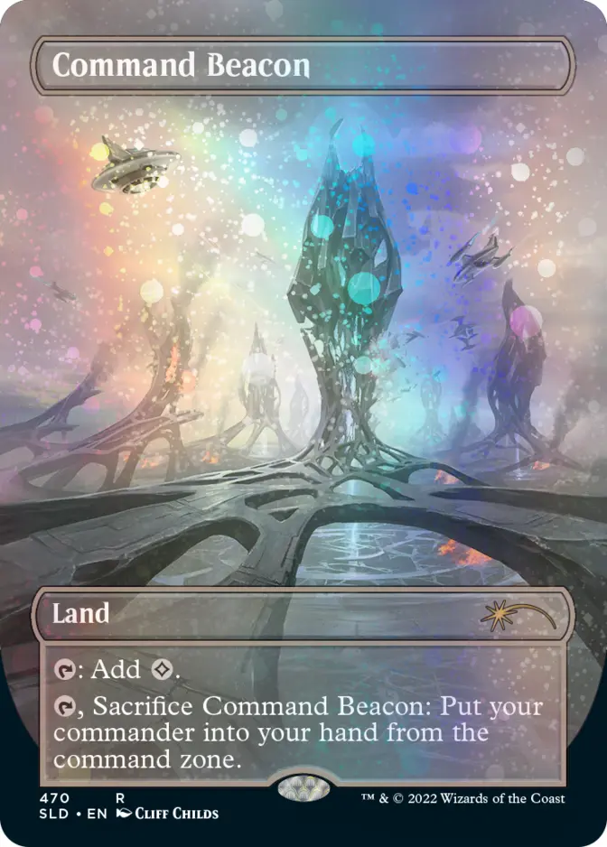 Command Beacon <Totally Spaced Out - galaxy foil> [SLD]