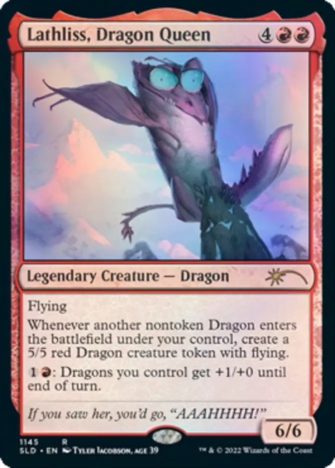 Lathliss, Dragon Queen <Secret Lair Extra Life 2022 - Tyler Jacobson> [SLD]
