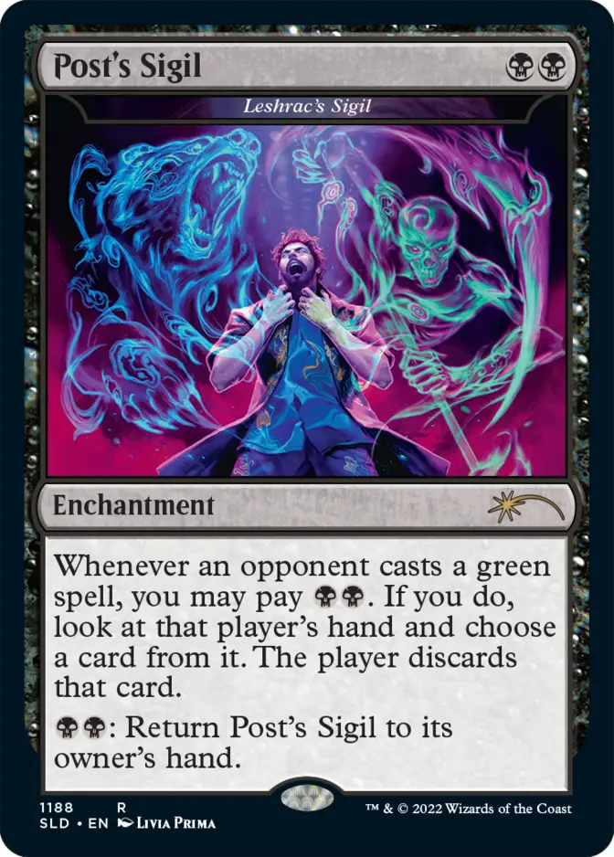 Leshrac's Sigil <Post's Sigil - Secret Lair x Post Malone: Backstage Pass> [SLD]