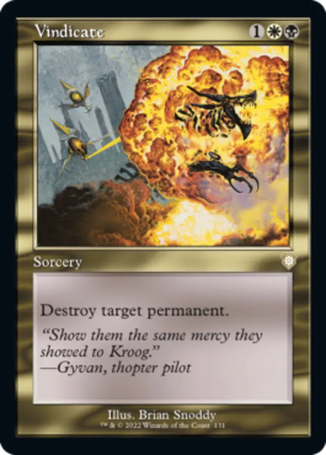 Vindicate <retro> [BRC]