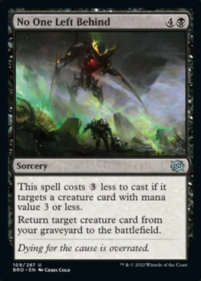 No One Left Behind [BRO]