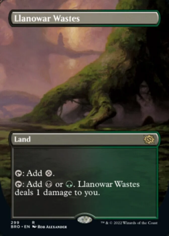 Llanowar Wastes <borderless> [BRO]
