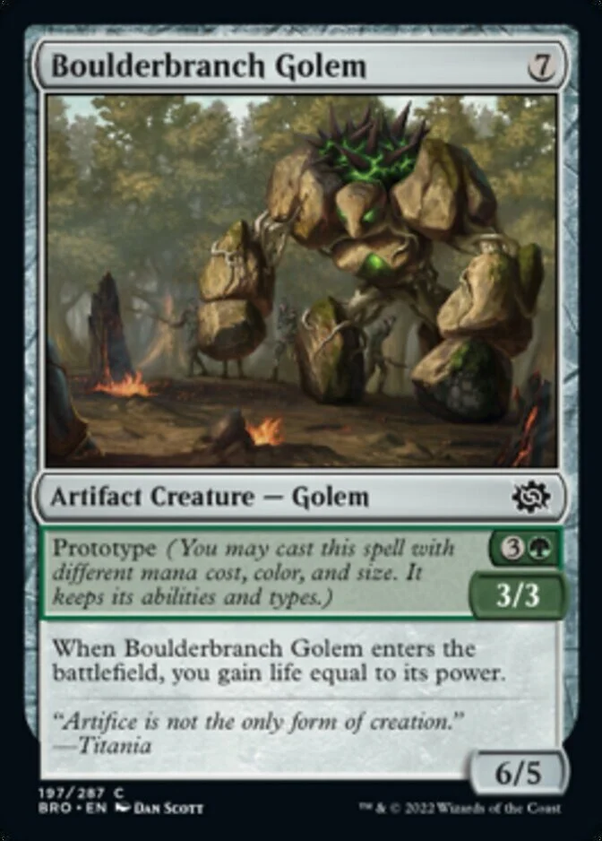 Boulderbranch Golem [BRO] (F)