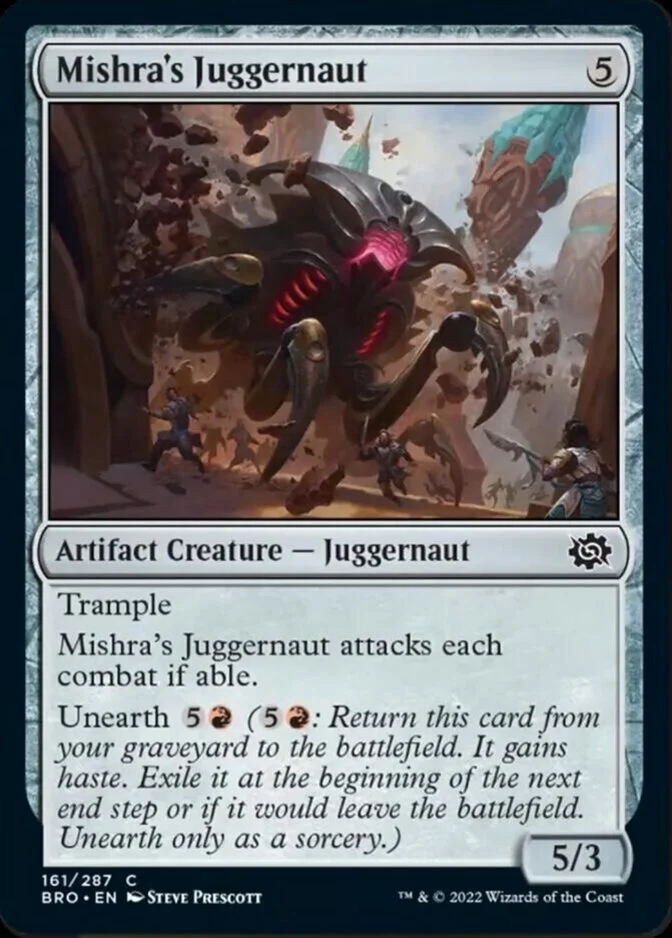 Mishra's Juggernaut [BRO] (F)