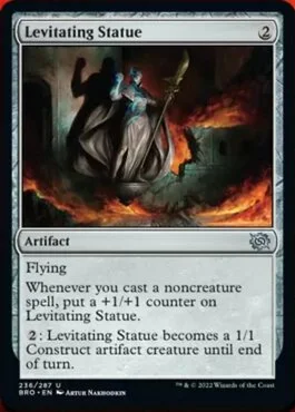 Levitating Statue