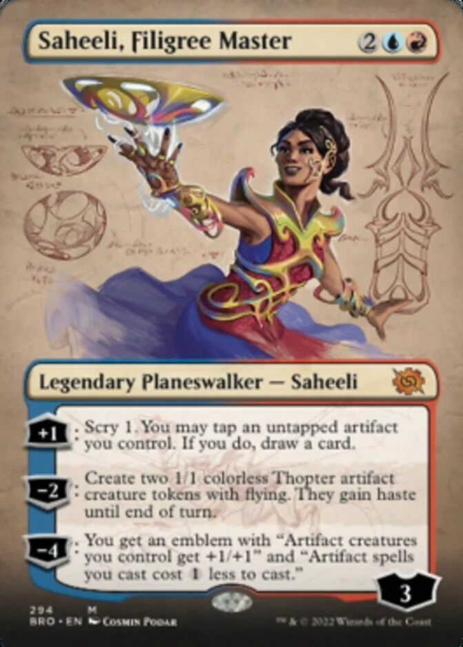 Saheeli, Filigree Master <borderless> [BRO] (F)