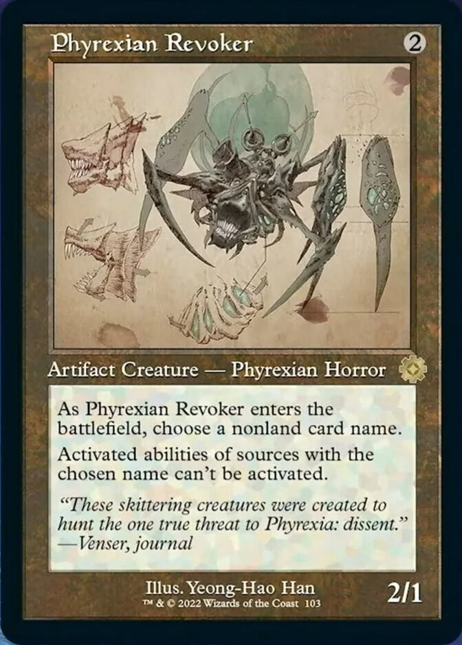 Phyrexian Revoker <schematics> [BRR] (F)