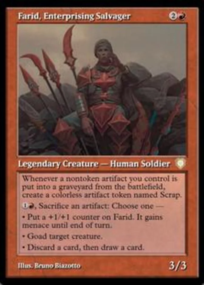 Farid, Enterprising Salvager <60> [PRM]