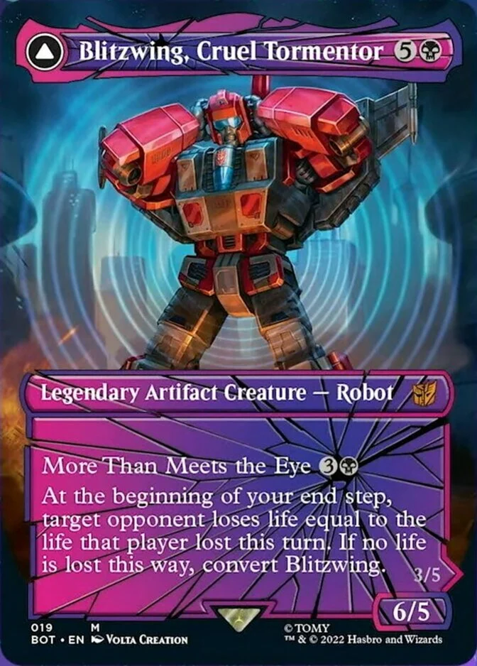 Blitzwing, Cruel Tormentor <shattered glass> [BOT] (F)