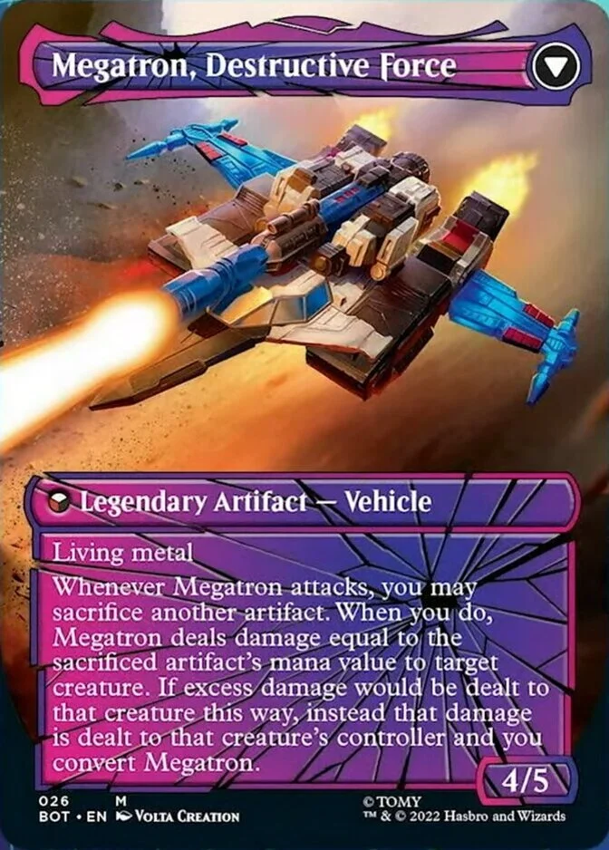 mtg megatron card Megatron, Tyrant, Universes Beyond x Transformers (BOT) Price History
