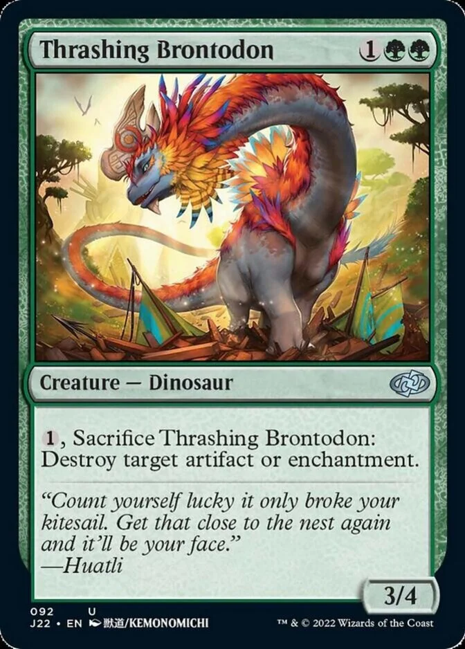 Thrashing Brontodon [J22]