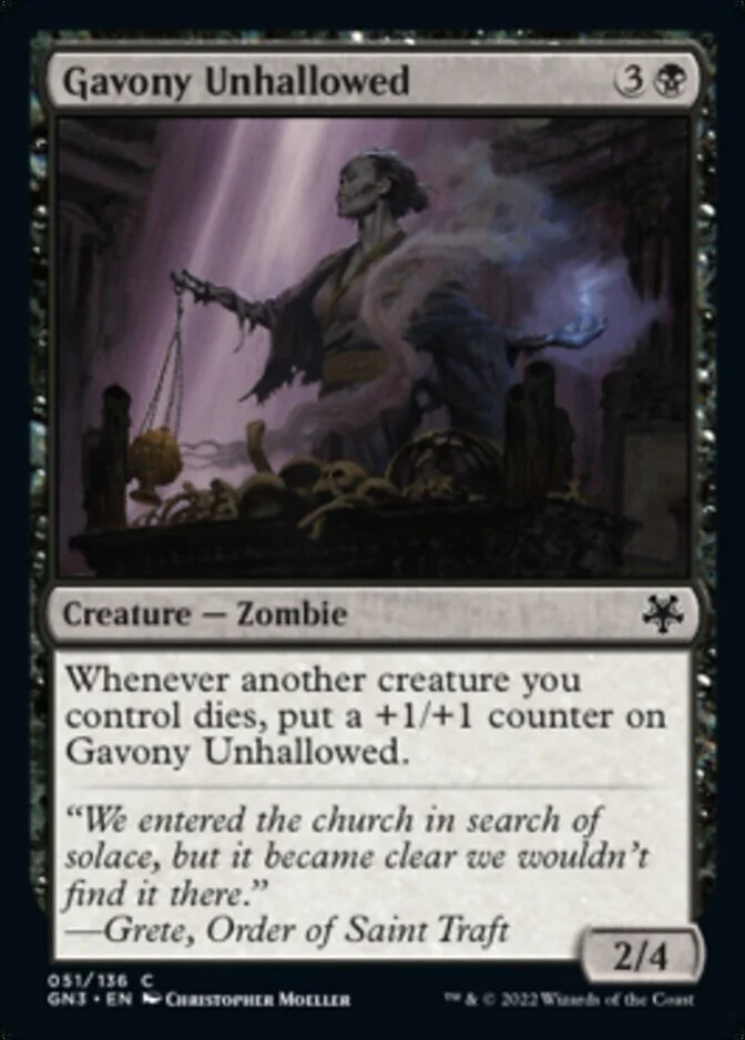 Gavony Unhallowed [GN3]