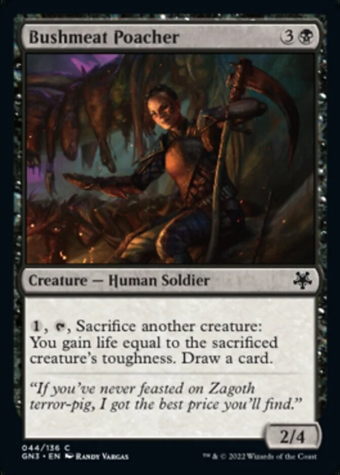 Bushmeat Poacher [GN3]