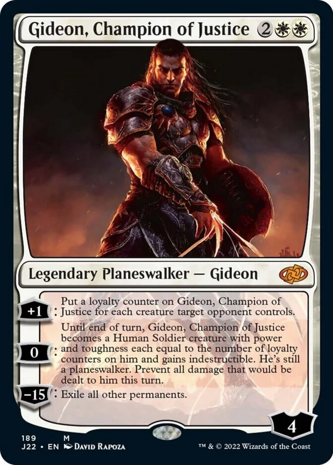 Gideon, Champion of Justice [J22]