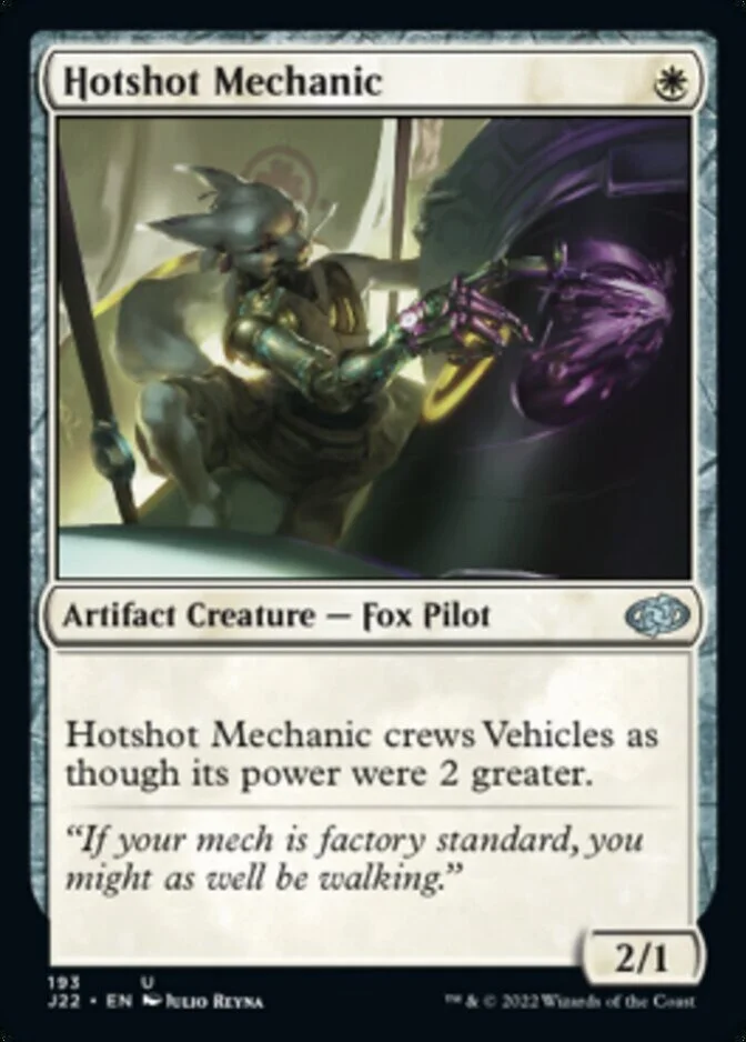 Hotshot Mechanic [J22]
