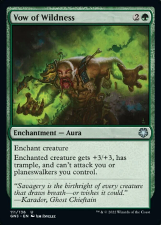 Vow of Wildness [GN3]