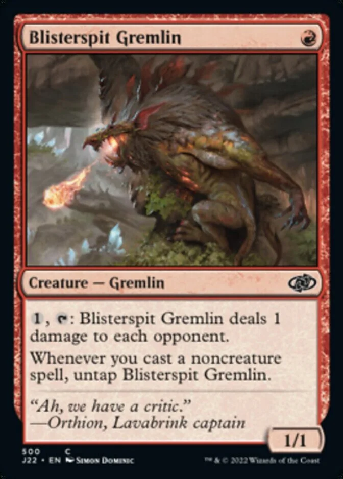 Blisterspit Gremlin [J22]