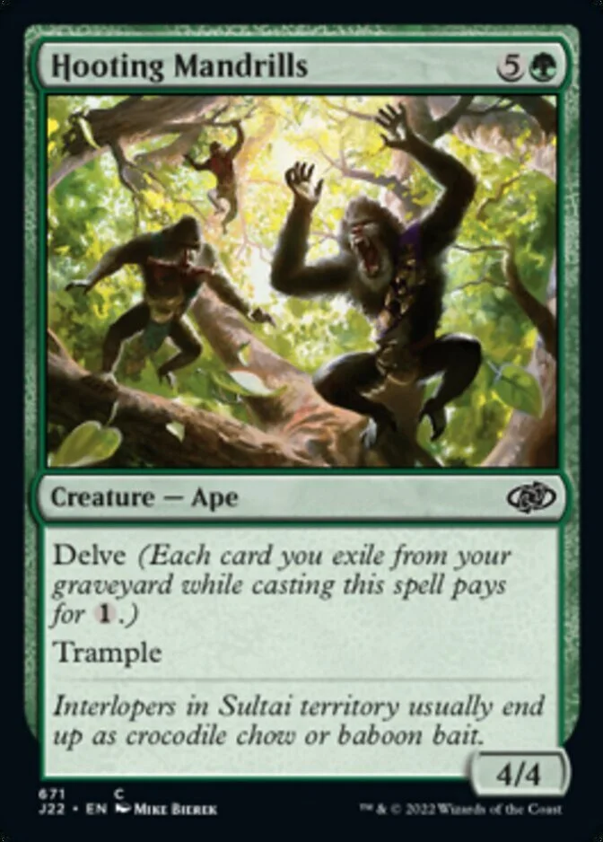 Hooting Mandrills [J22]