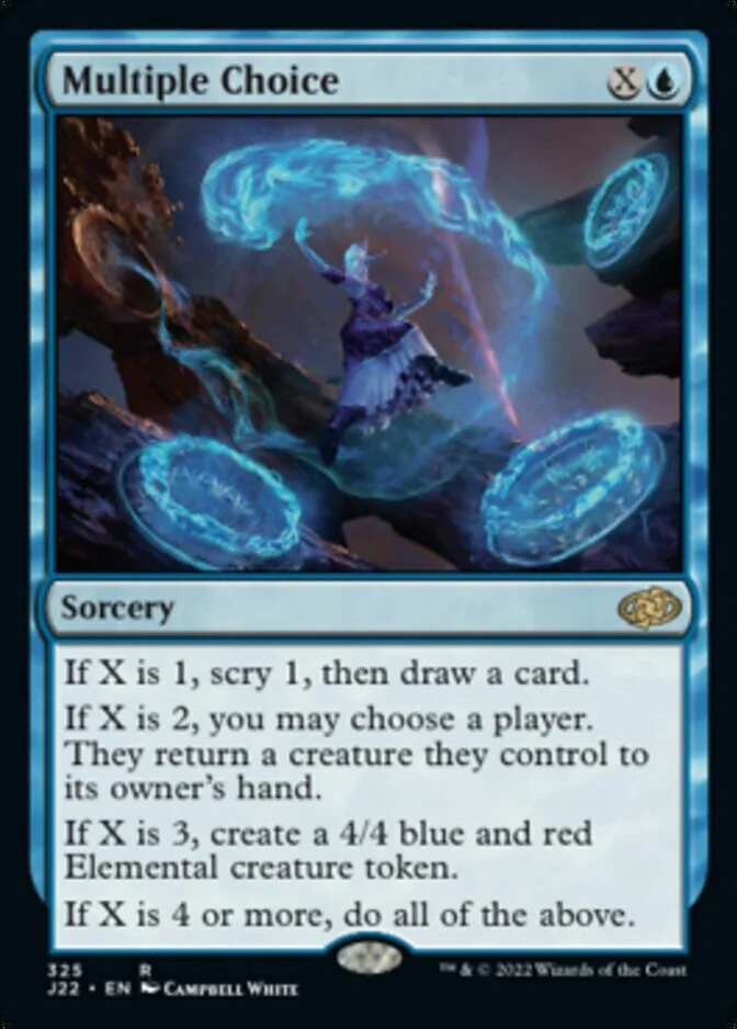 Multiple Choice [J22]