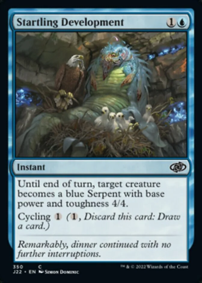 Startling Development [J22]