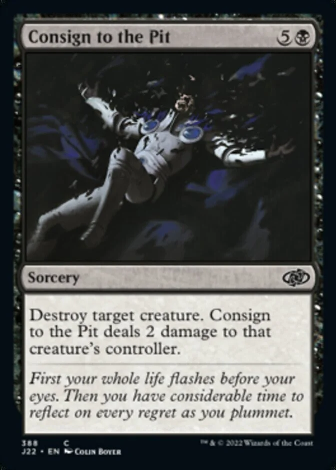 Consign to the Pit [J22]