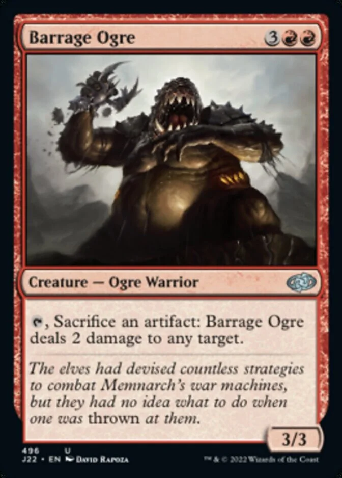 Barrage Ogre [J22]