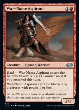 War-Name Aspirant