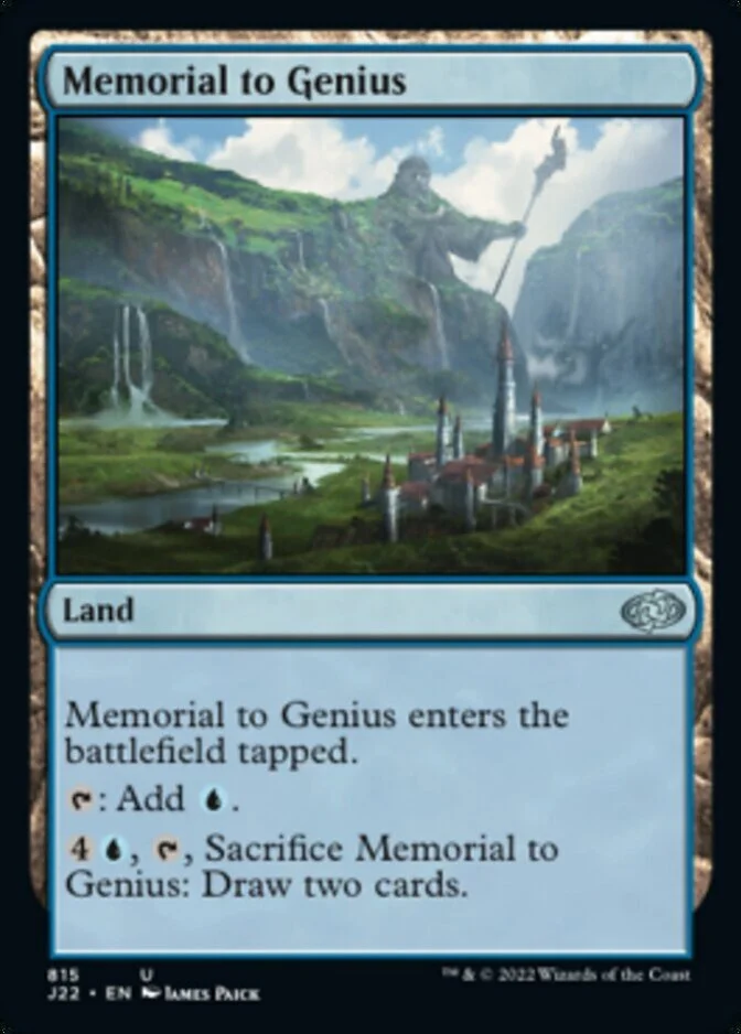 Memorial to Genius [J22]