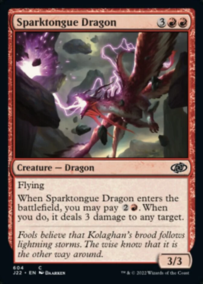 Sparktongue Dragon [J22]