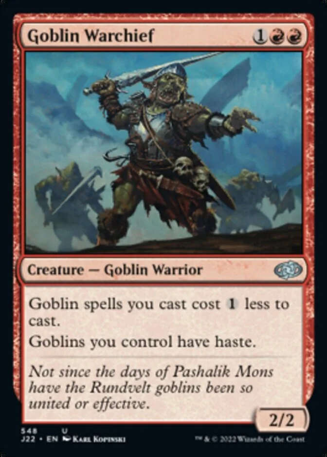 Goblin Warchief [J22]