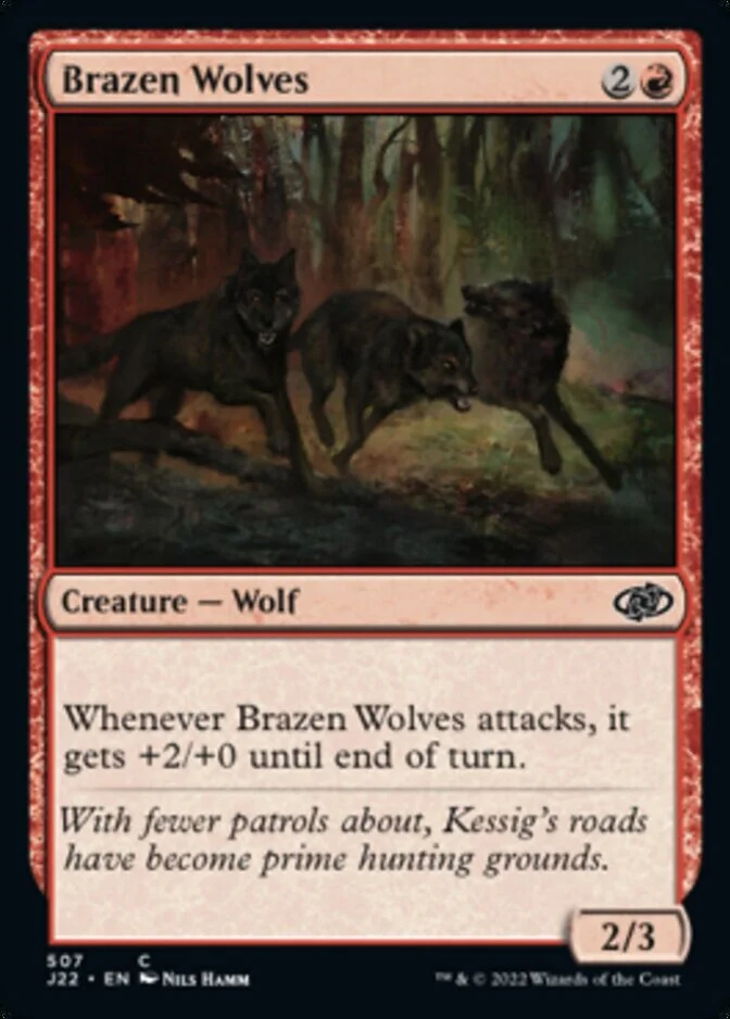 Brazen Wolves [J22] (F)