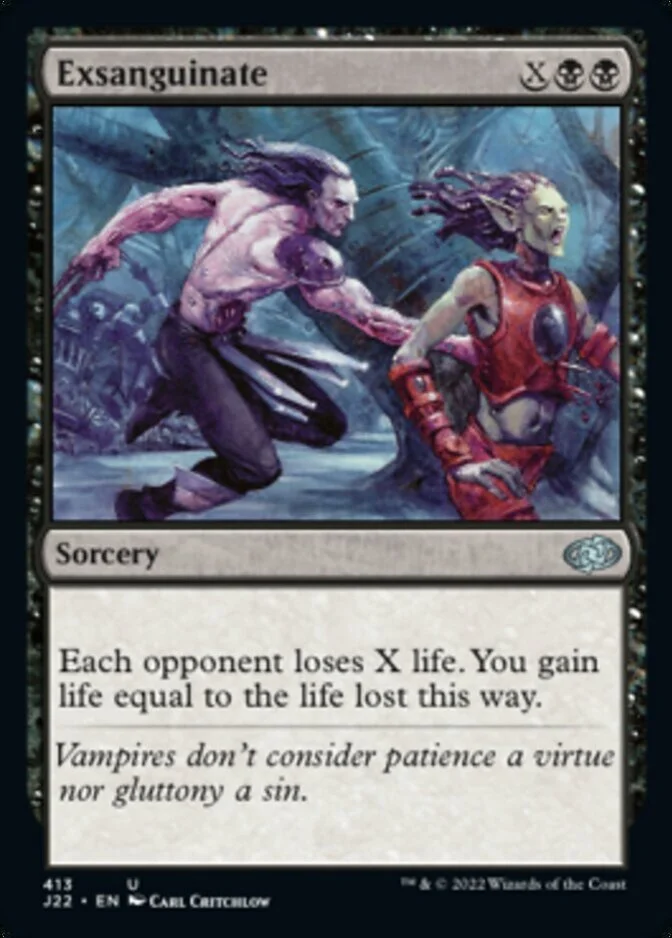 Exsanguinate [J22] (F)