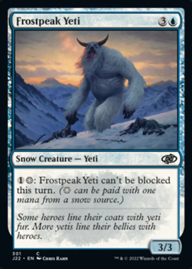 Frostpeak Yeti [J22] (F)