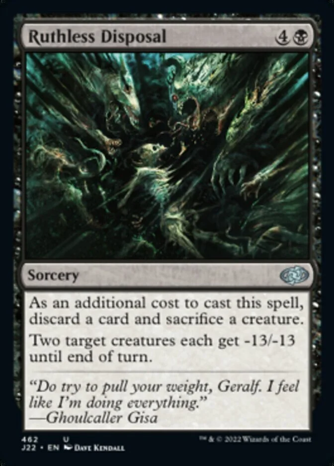 Ruthless Disposal [J22] (F)
