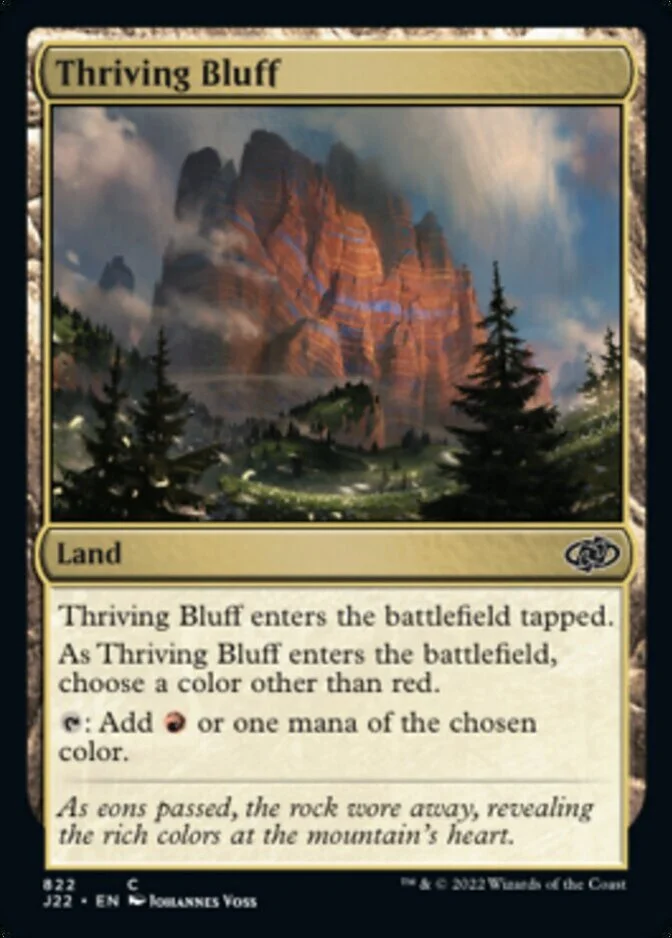 Thriving Bluff [J22] (F)