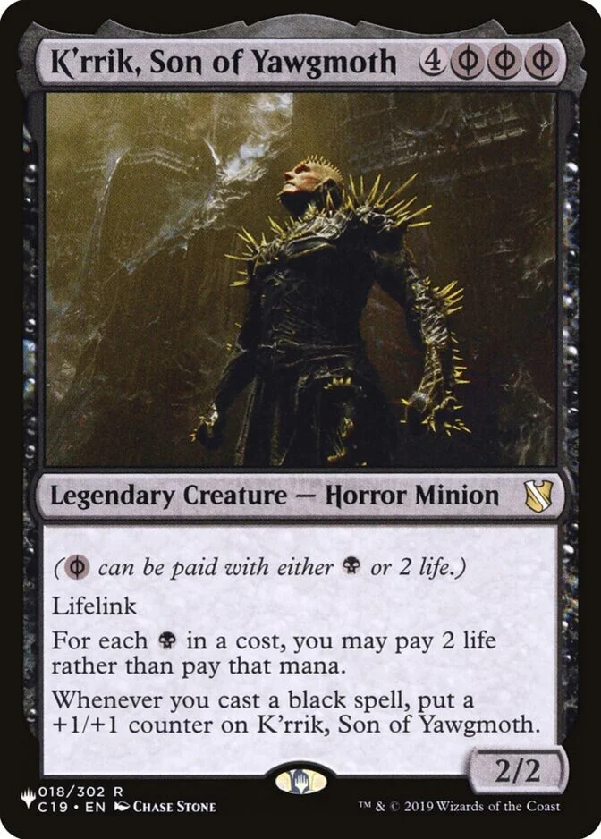 K'rrik, Son of Yawgmoth [PLIST]