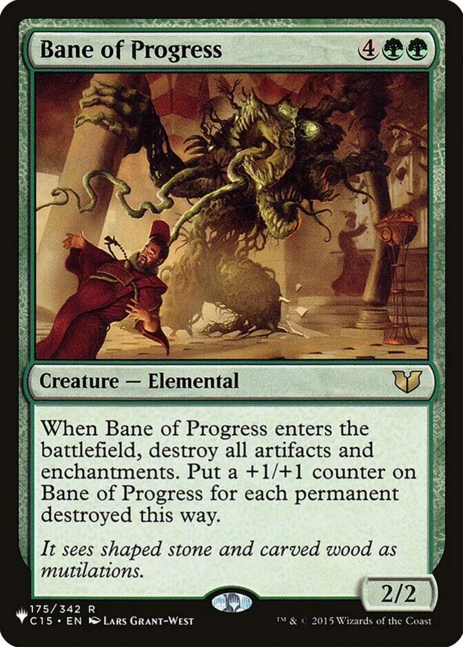 Bane of Progress [PLIST]