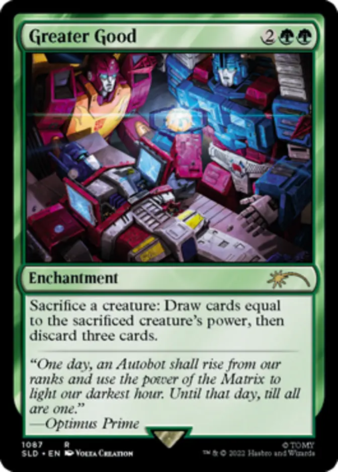 Greater Good <Transformers Roll Out or Rise Up> [SLD]