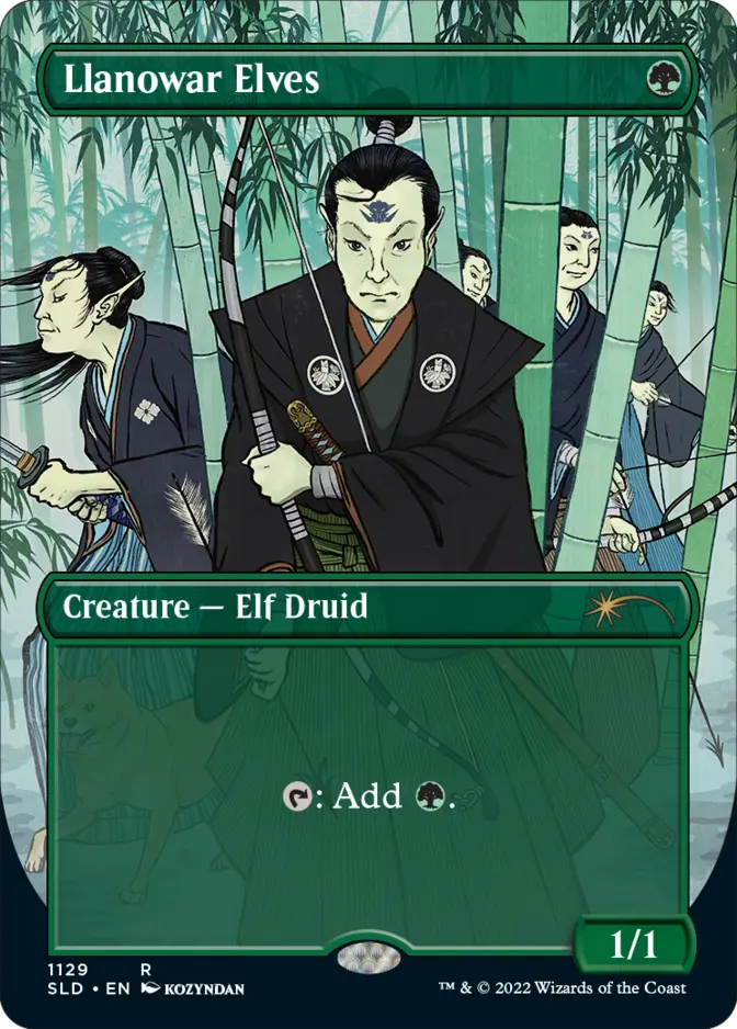 Llanowar Elves <Special Guest Kozyndan Another Story> [SLD]