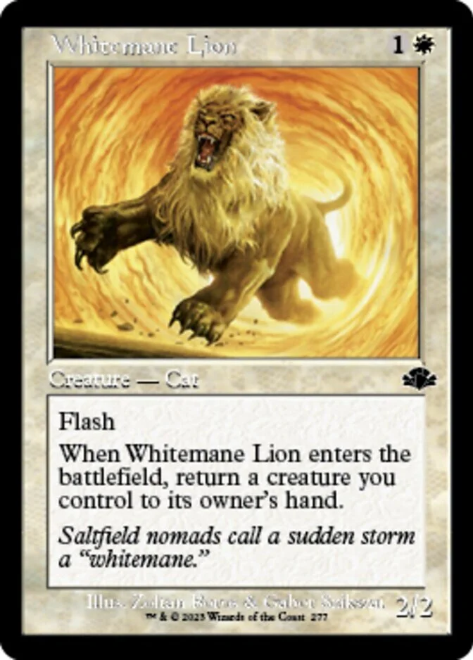 Whitemane Lion <retro> [DMR]