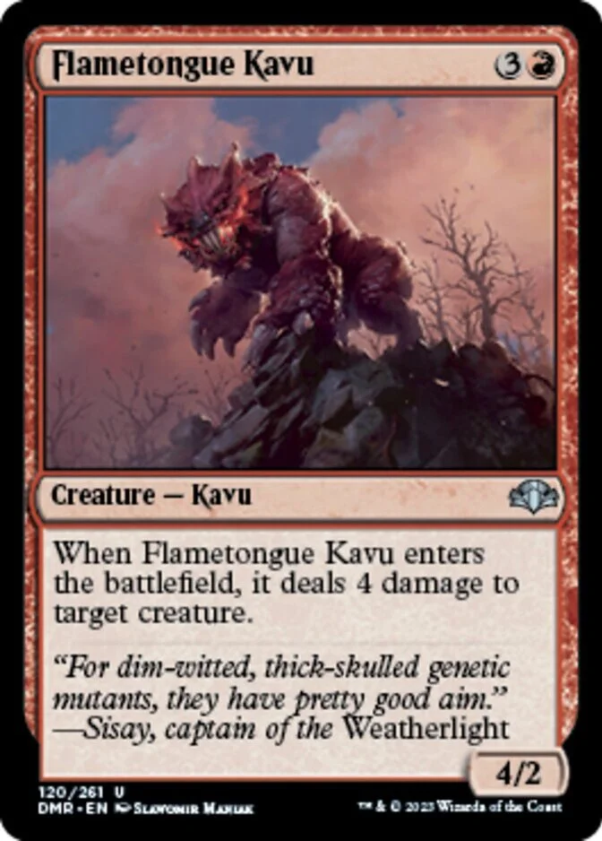 Flametongue Kavu [DMR]