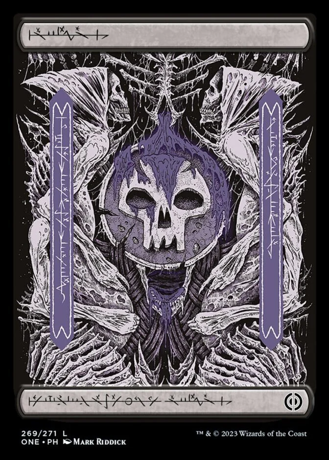 Swamp <phyrexian> [ONE]